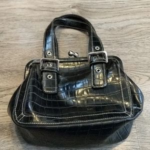 - Charter Club mini satchel black